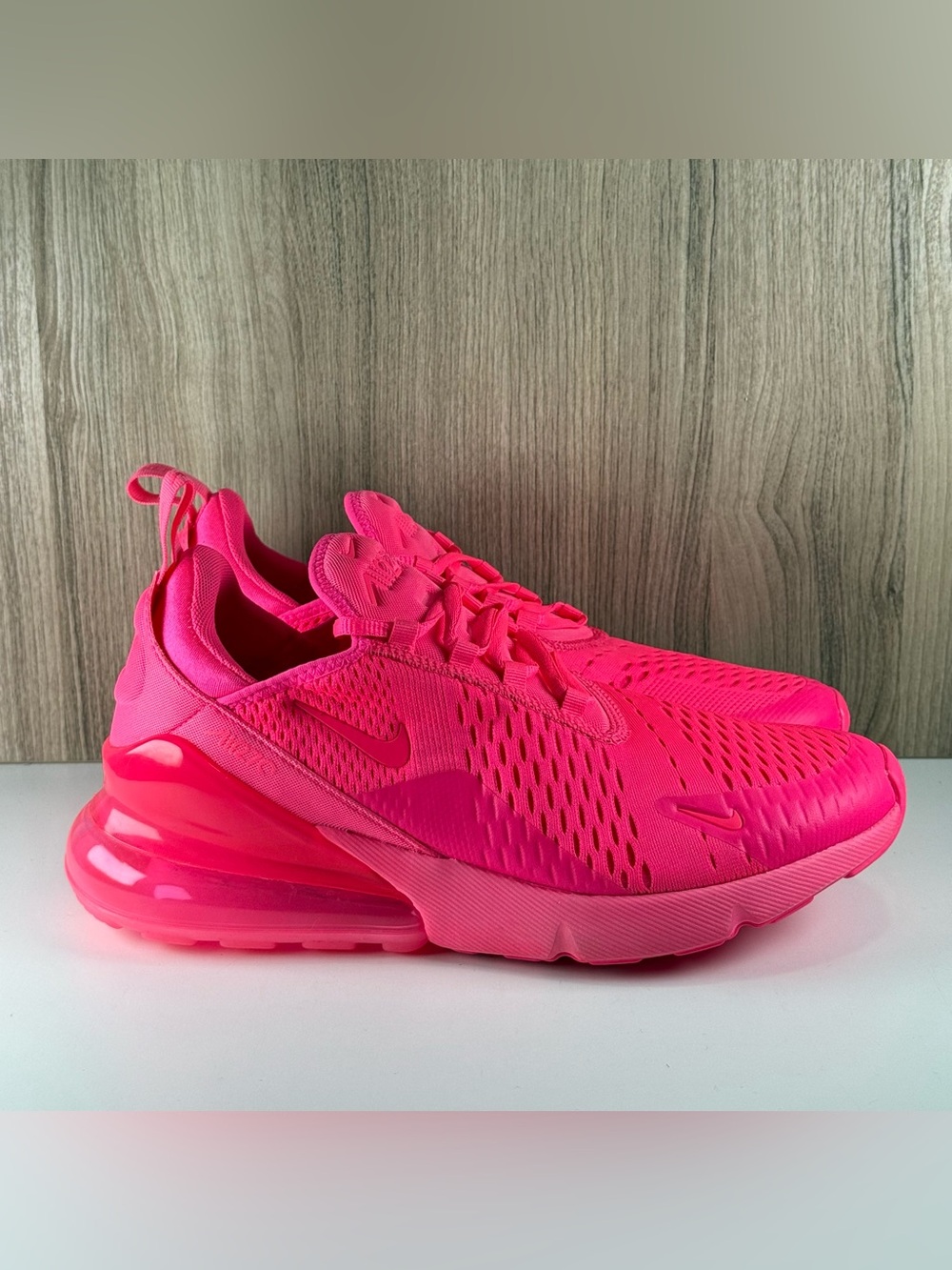 Nike Air Max 270 Bright Triple Pink Running Shoes FD0293-600 Women’s Size 10.5